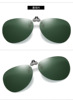 Toad mirror clip polar lens myopia sunglasses myopular glasses frame with mirror driving 180 plated