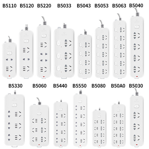 Bull socket board with line smart usb plug-in board household multi-function switch panel power drag line board