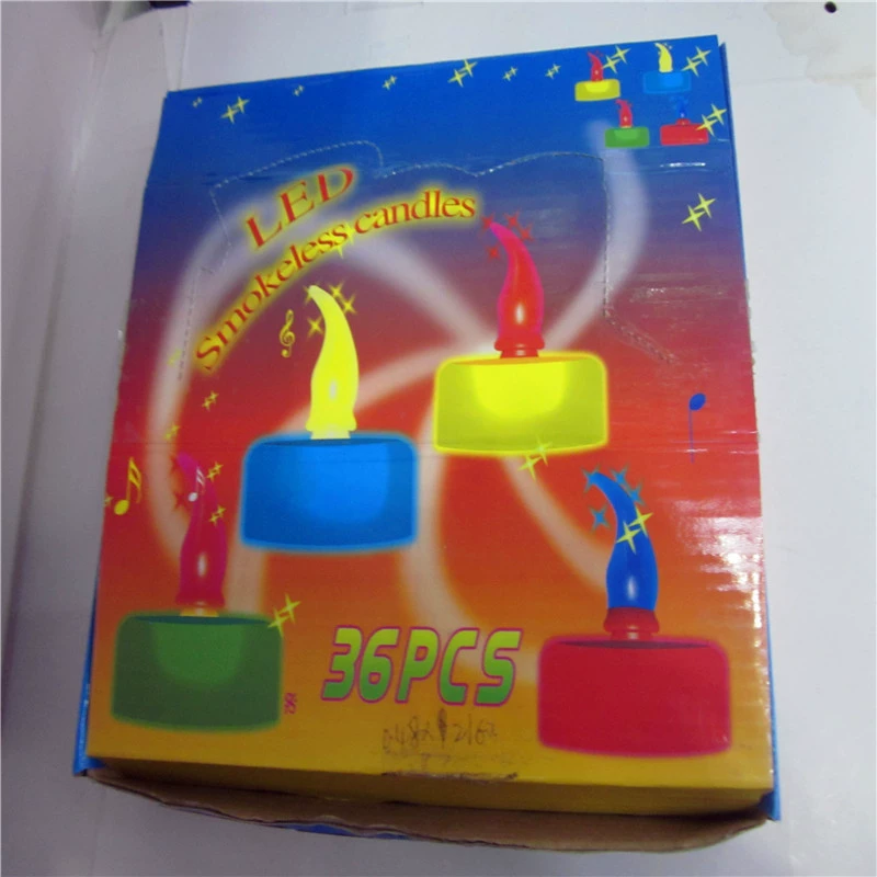 Волоконно-оптическая свеча вспышка красочный свет свеча светодиодная Оптовая практичный подарок 2 юаня магазин детских светящихся игрушек