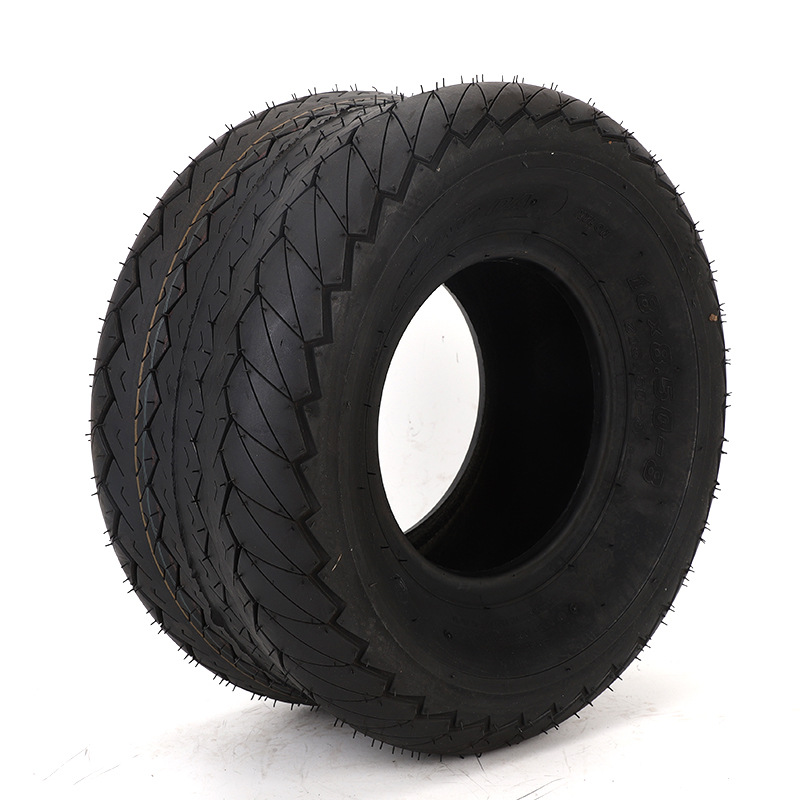 厂家批发18*8.50-8寸公路胎高尔扶球车 巡逻车超耐磨轮胎批发