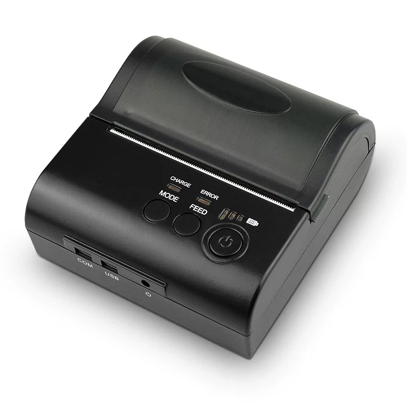 Ручной компактный принтер Zijiang, Bluetooth, 80 мм
