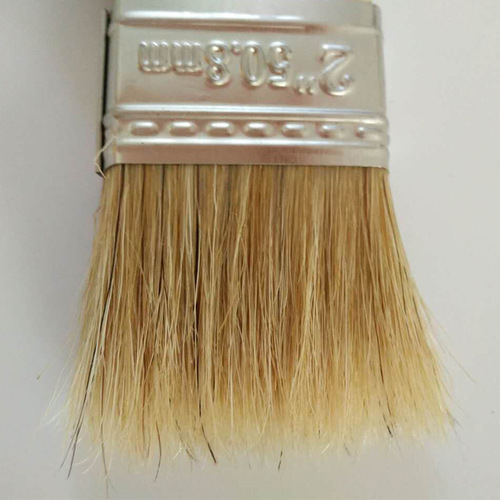 Antong solvent-resistant pure pig hair brush marine paint brush 1-3 inch side curved handle paint brush tool brush wholesale