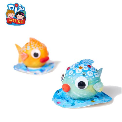 Bubble Fish Children's Toys Handmade DIY Material Pack Kindergarten Puzzle Creative Art Painting Graffiti