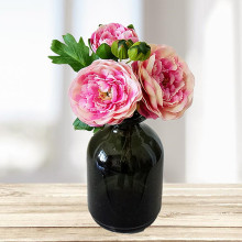 3头手札陆莲花 仿真花假花家居餐厅装饰婚庆用品摄影花卉