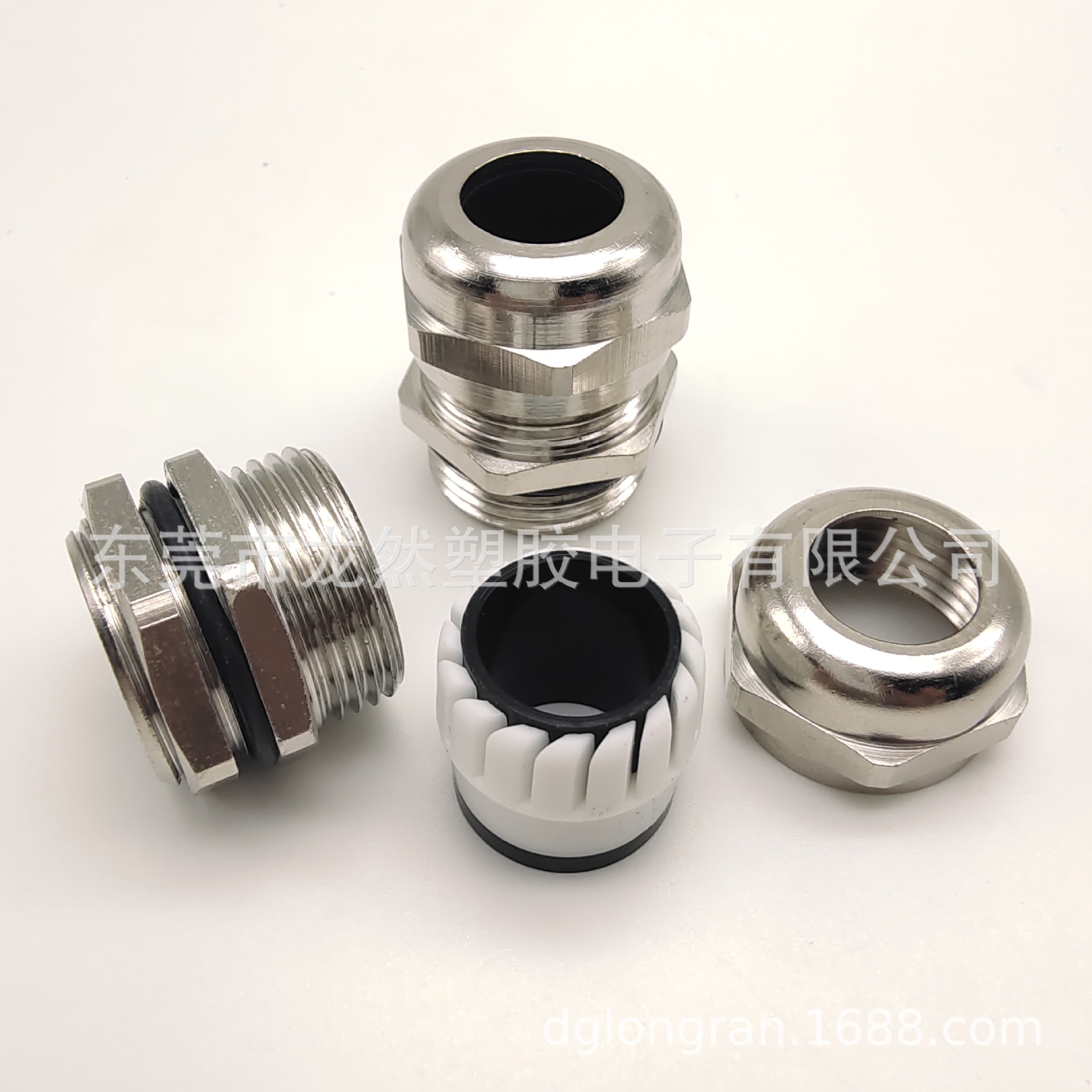 厂家直销葛兰头电缆接头 PG11金属铜镀镍防水接头 密封固定头