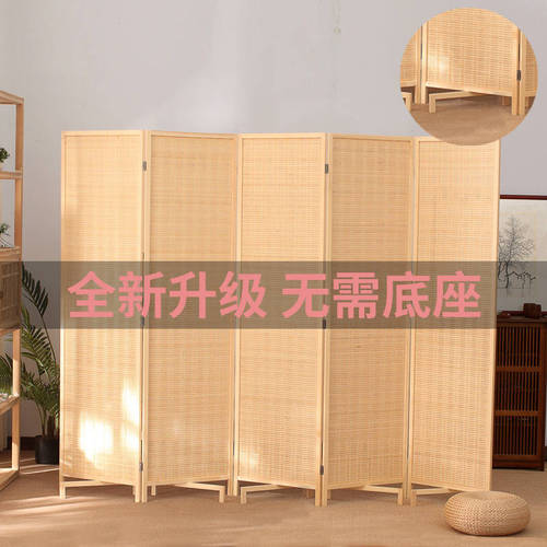 Factory Direct Hotel Living Room Office Fashion Pine Bamboo Slats 1.8*50 Partition Screen