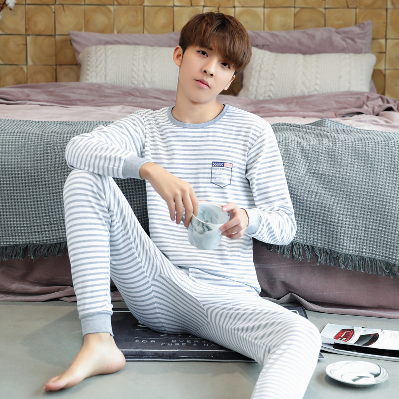 Heather Gray bolsillo a rayas con cuello bajo