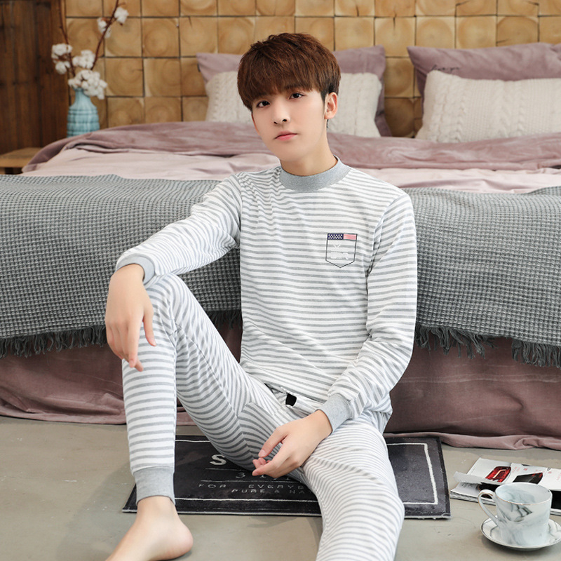 Heather Gray bolsillo a rayas Cuello medio