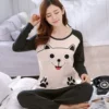 S smile face footprint cat long sleeve