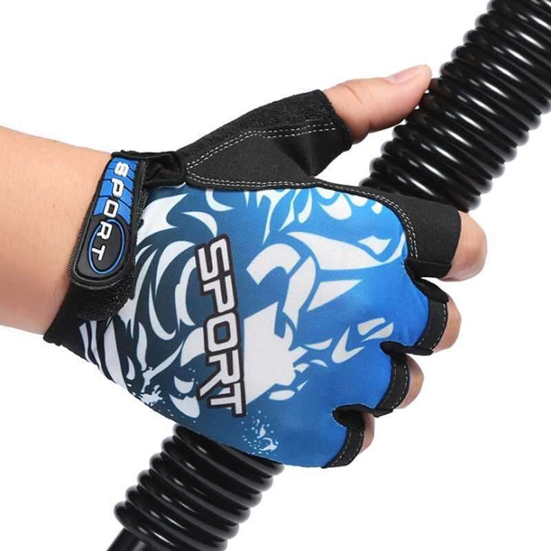 Riding Gloves Men's Half-Finger Thin Breathable Outdoor Sports Tactical Summer Half-Finger Exposed Fitness Non-Slip Sun Protection Women