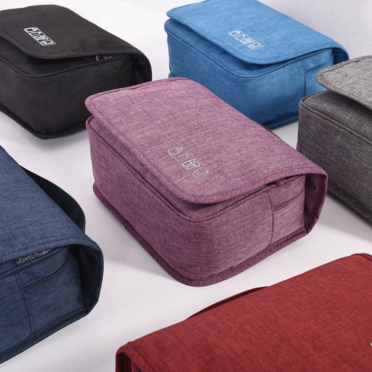 Organizer bag for traveling, handheld cosmetic bag, custom-made, oxford cloth