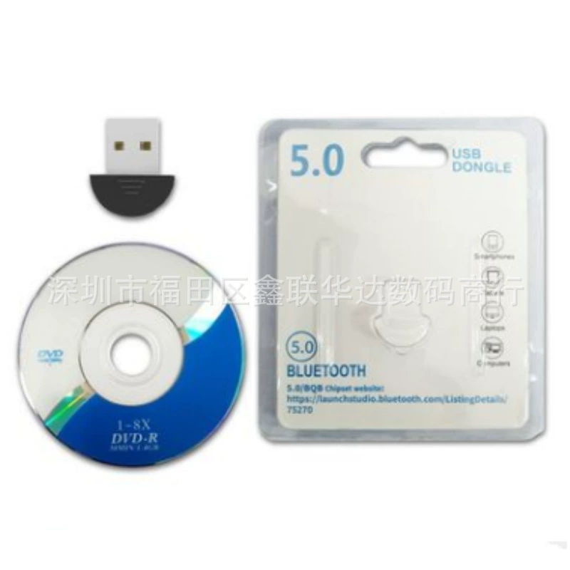 Bluetooth-адаптер 5.0 USB для настольного компьютера и ноутбука, приёмник и передатчик Bluetooth 5.0