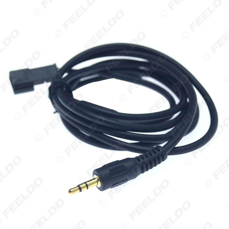 3.5mm公头转3针AUX线适用于BMW E39/E46/E53原厂带导航车机系统