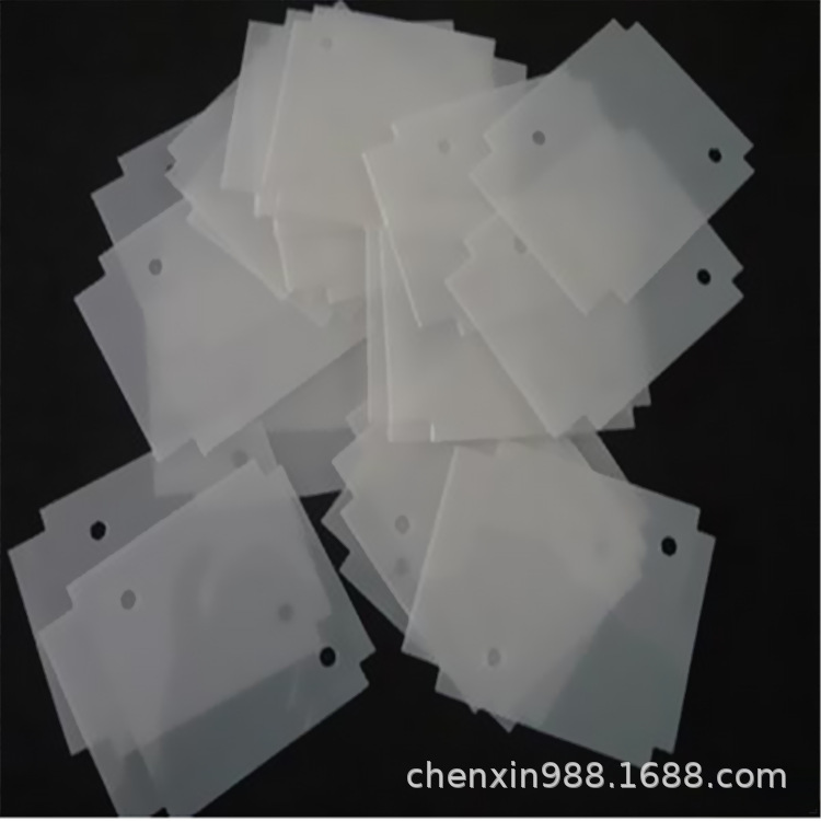 耐温白色透明磨砂pp垫片垫圈黑色防火阻燃pc麦拉绝缘片厂家