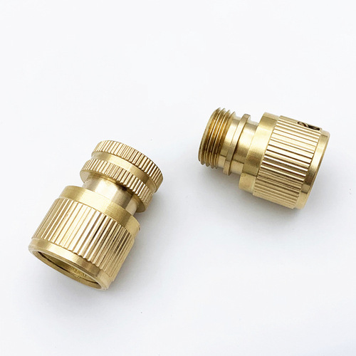 4-point external thread water connector, all-copper external thread quick connector, 1/2 external thread water quick connector, quick connector