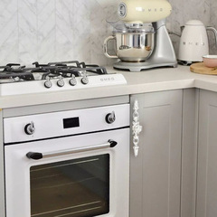 歐式象牙白拉手 玫瑰花簡約烤漆拉手 衣櫃把手鋅合金家具拉手