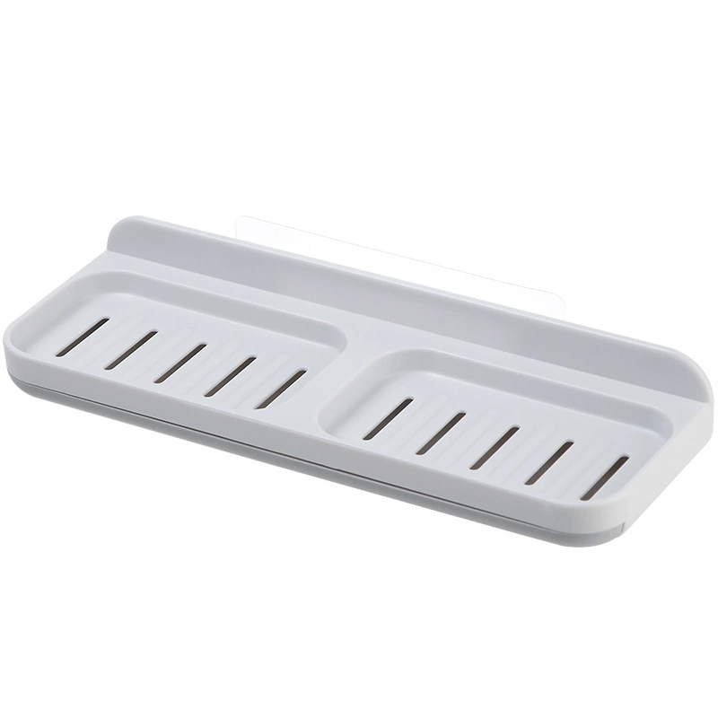 Drying rack, plastic double-layer soap holder
