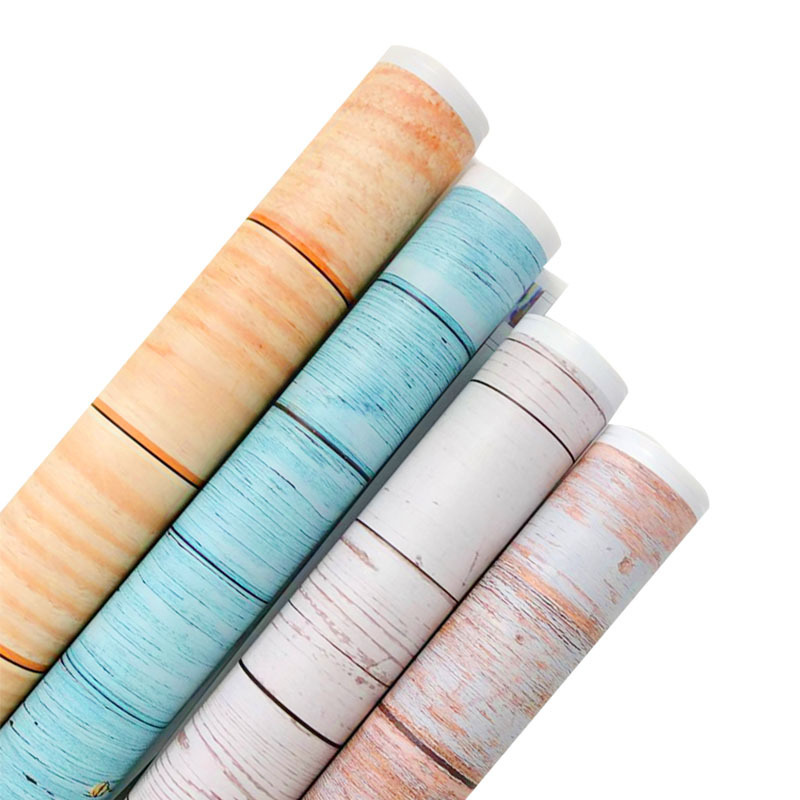 INS Double-sided Background Paper Photography Wood Grain Marble Photography Props Cement Cracking Wall Pattern Photography Props Background Board