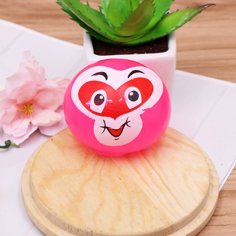 Anti-Stress Water Ball Squeeze Toy, Realistic Fruit & Animal Shapes, 6 cm, Soft Sticky
