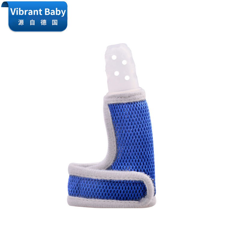 Nuevo bebé de silicona molar dedo cubierta bebé respirable pulgar cubierta mordedor niños anti-mordedura mano materna y suministros para niños