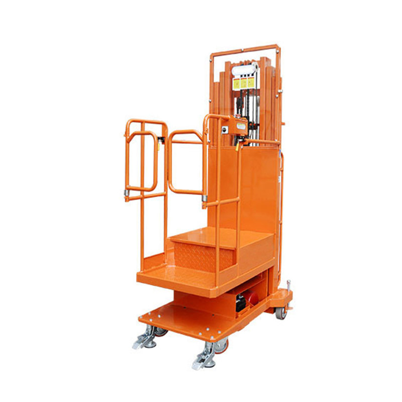 半自动液压高空取料机 仓库酒楼工厂货柜仓储专用电动高空取料机