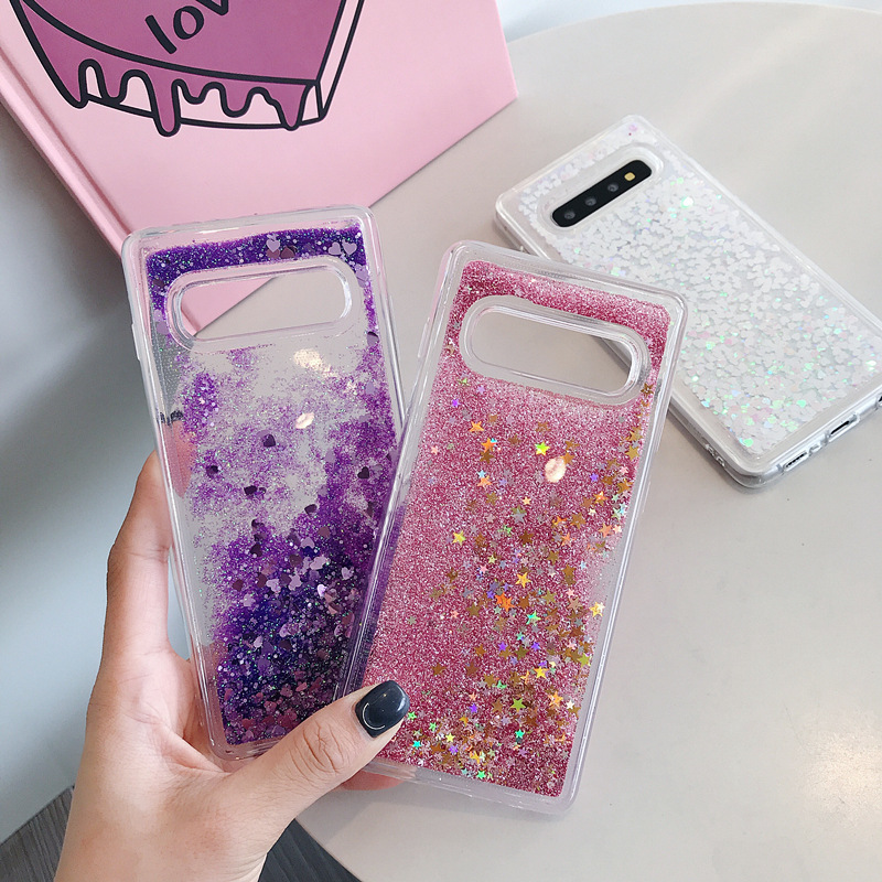 Adatto per Samsung S23Plus soft love sabbie mobili Note20+telefono pacchetto completo sfondo bianco A71 custodia protettiva_voghion.com