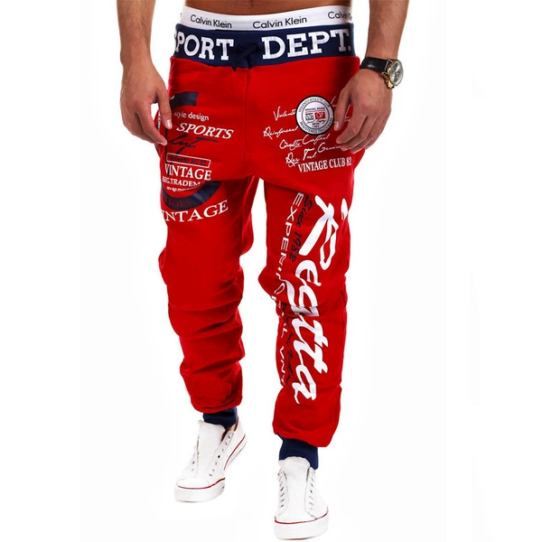 Red pants hidden waist