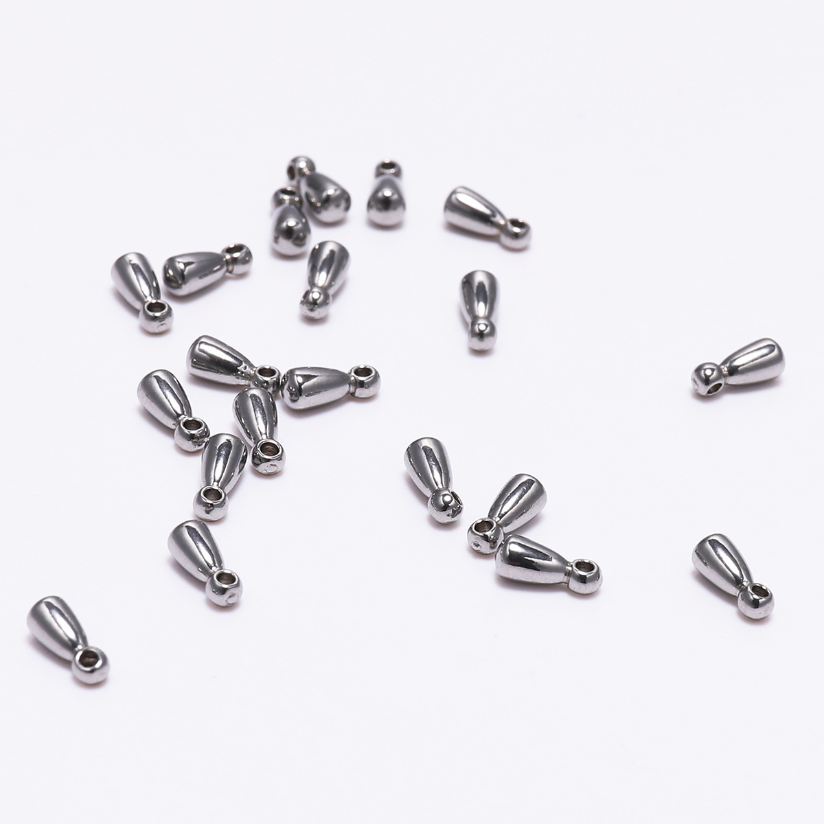 Pendant drop-shaped stainless steel