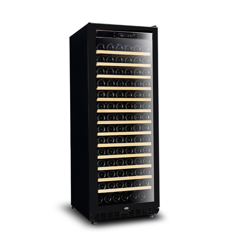 Pejer 168 temperatura constante y humedad gabinete de vino en stock vino tinto vertical refrigerador refrigerado taza colgante gabinete de vino tinto comercial