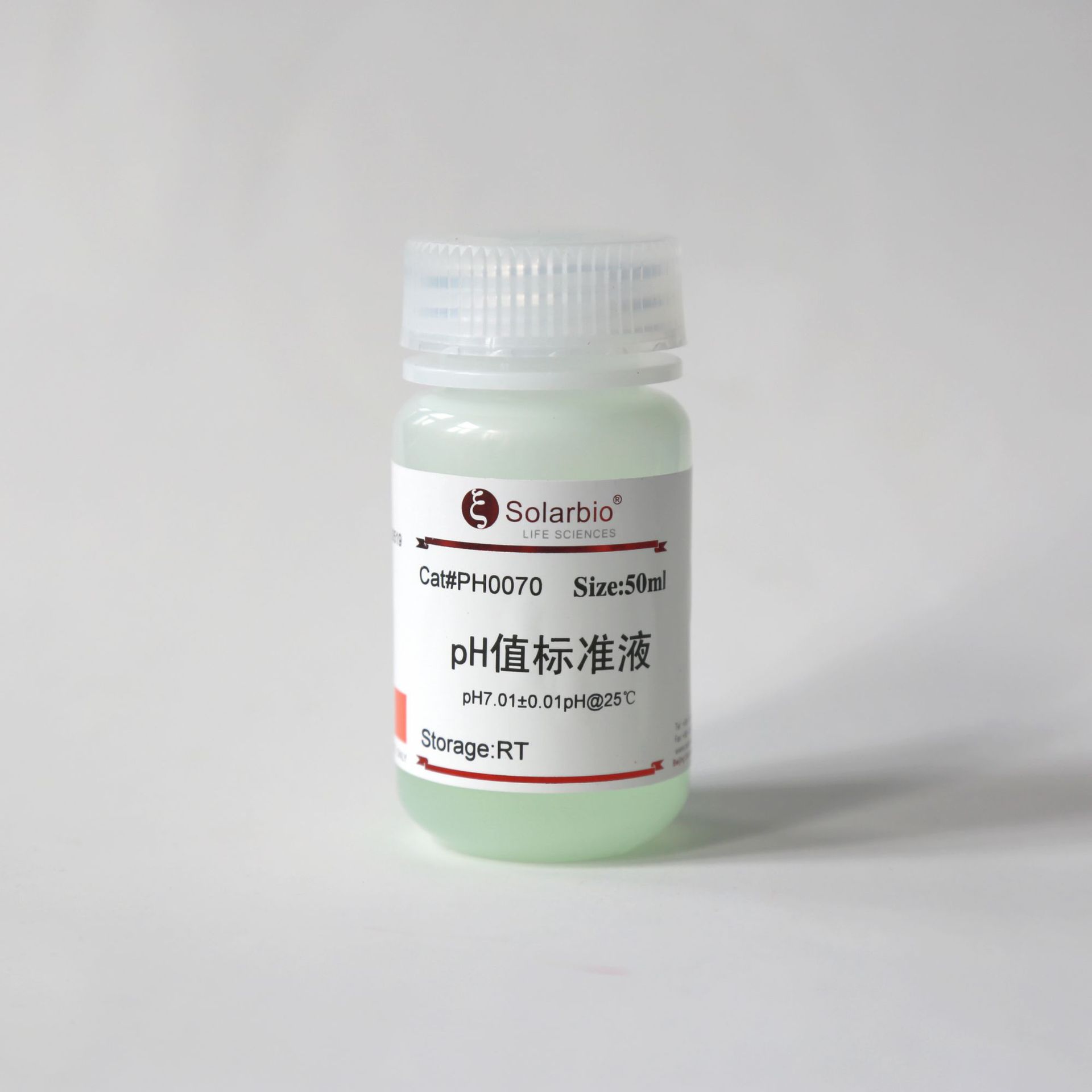 PH0070 PH值标准液（PH7.01  PH标准液 PH计校准用 Solarbio50ml