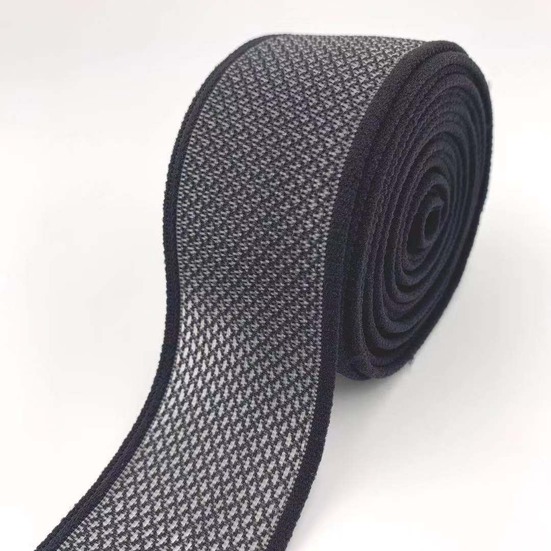 4.5CM无梭网眼松紧带波浪鱼丝矫正带肩带用护具加压带高弹性