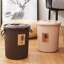 一件代发茶桶茶渣桶排水桶功夫茶具配件茶台垃圾桶家用小号茶水桶
