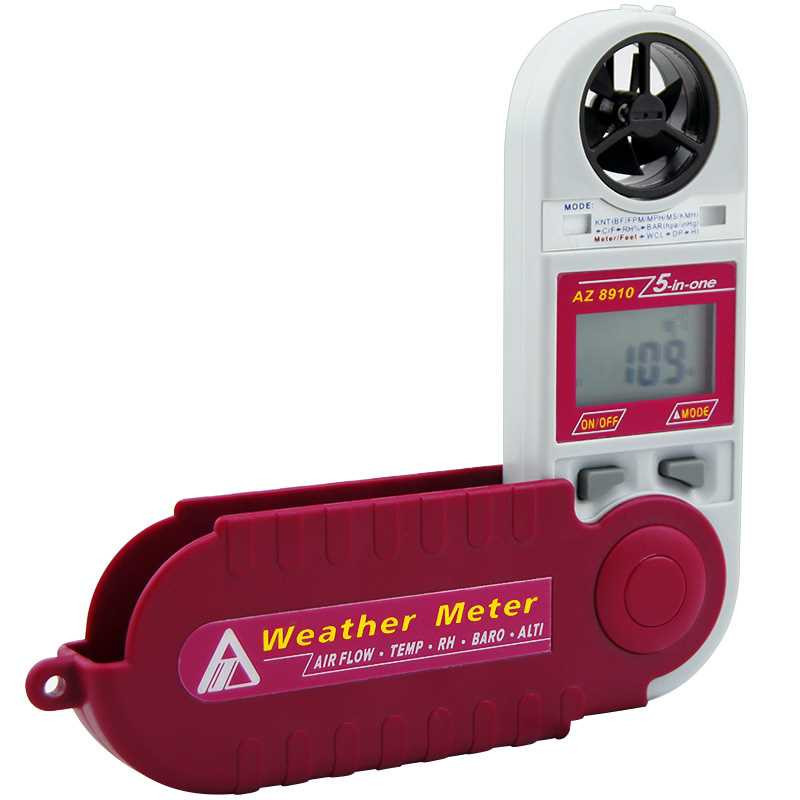 AZ8910多功能风速计 台湾衡欣牌8910型风速风温计多功能环境表