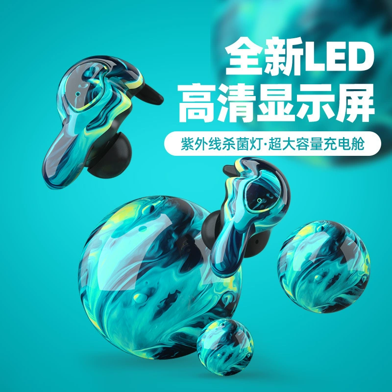 Беспроводные наушники-вкладыши (совместимые с Apple) Bluetooth, набор 3 шт., зарядный кейс