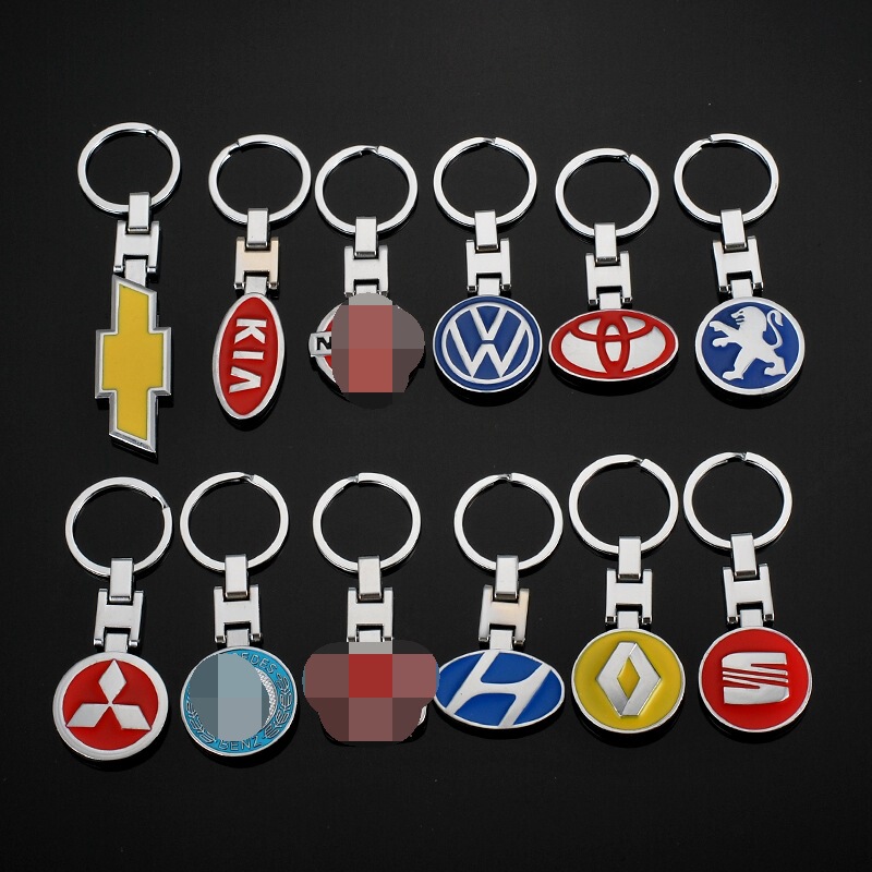 Car Metal Keychain Creative H Buckle Metal Car Label Men's Waist Metal Pendant 4S Shop Activity Gift