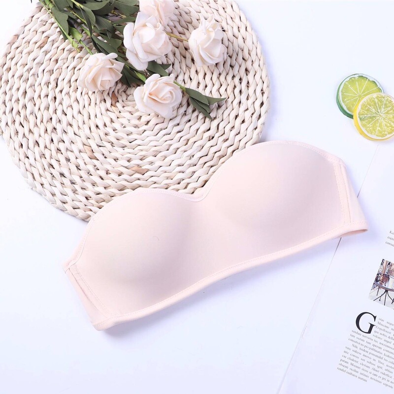 Japanese and Korean sexy simple girl's lingerie 3D invisible bra, no underwire, strapless, push-up bra Japanese and Korean sexy simple girl's lingerie 3D invisible bra, no underwire, strapless, push-up bra