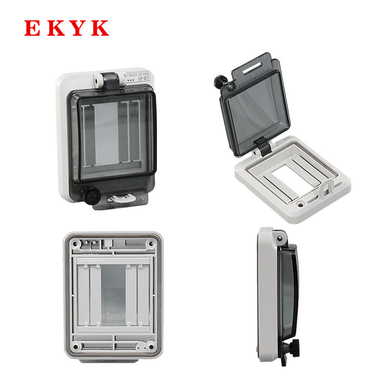 透明盖新款工业防水窗口 断路器IP67防水窗罩 3回路工业防水窗口