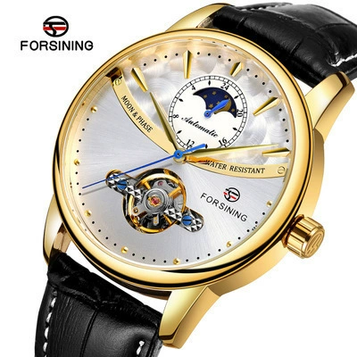 Golden shell white noodle black strap