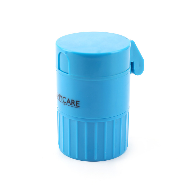 Portable Multi-function Powder Grinding and Cutting Medicine Cutter Tablet Grinding and Cutting Medicine Crushing Medicine Box Medicine Cutting