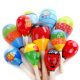Hand Rattle Bells Baby Toys 0-1 Years Old Wooden String Bell Drum Bell Rattle for Children 3-6-9-12