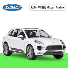 WELLY威利1:24仿真合金汽车保时捷 Porsche Macan Turbo模型收藏