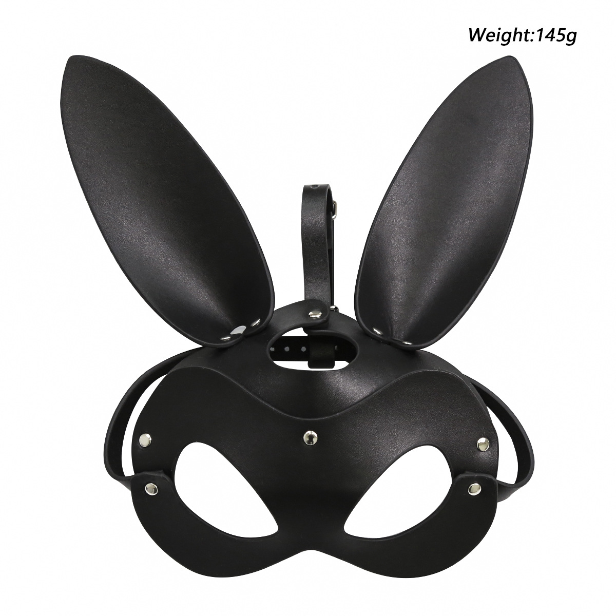 Máscara de cuero con ojos de zorro para adultos, suministro de comercio exterior, máscara de esclava SM, juguete sexual, máscara para actuaciones de DJ image 7