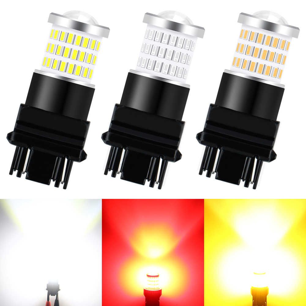 [尚贤新款 汽车转向灯 3157led刹车灯3014倒车灯3030恒流宽压54smd]