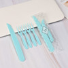 Supply M03 disposable PS knife fork is suitable for moon cake cake desserts, moon cake knife, one -knife and four forks