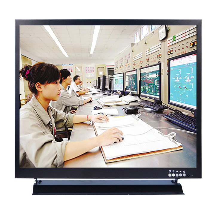 工业品质10.4寸12寸液晶监视器 工业显示器纯白色黑色可升级触摸