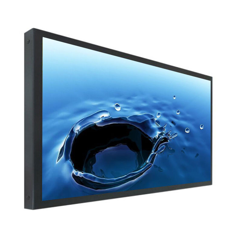 金属壳47寸液晶监视器 工业显示器高清HDMI VGA AV BNC安防监视屏