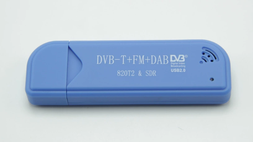 Прямые продажи в Европе и США: синий USB DVB-T+FM тюнер на чипе RTL2832+R820T2