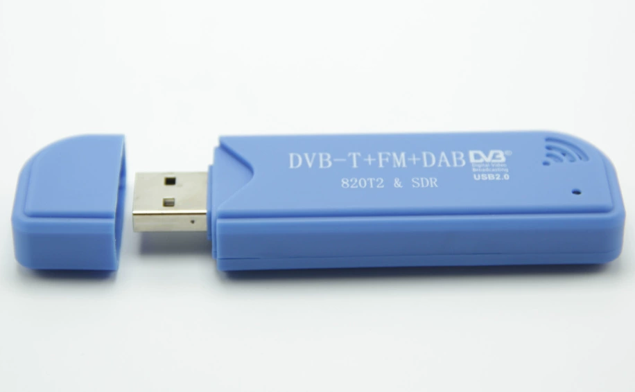 Прямые продажи в Европе и США: синий USB DVB-T+FM тюнер на чипе RTL2832+R820T2