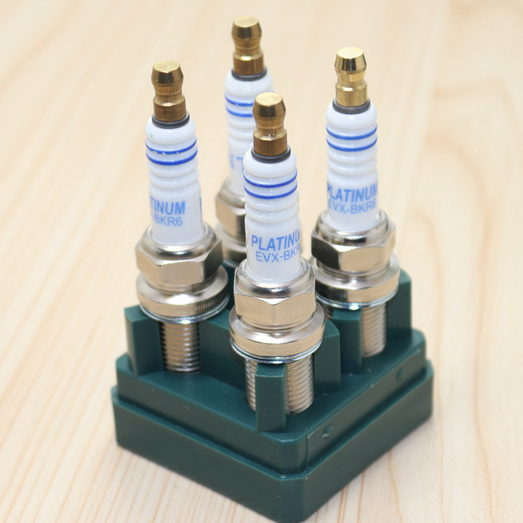 INT car Platinum spark plug EVX-BKR6 small square small head torch