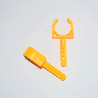 130短电机竖支架扣杆 立式马达座 玩具配件 科技模型零件速卖通